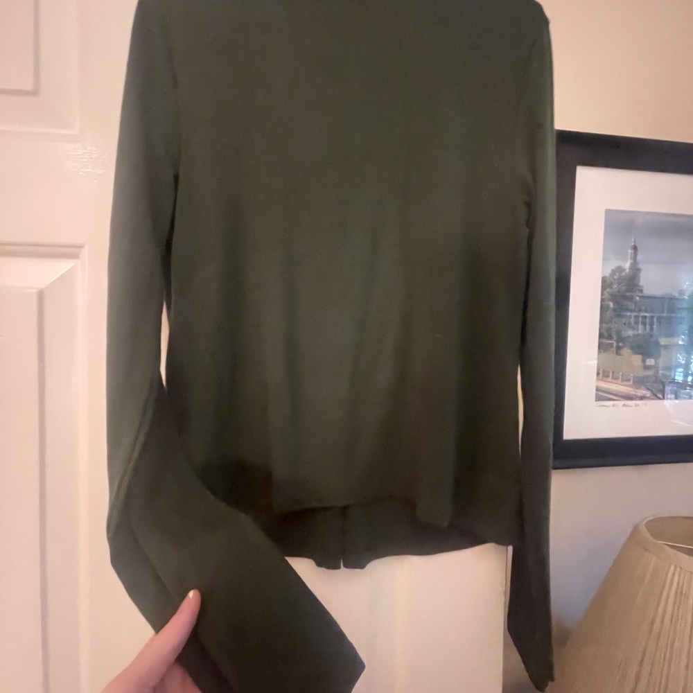 American Eagle Olive Green Cardigan - Picture 3 of 3